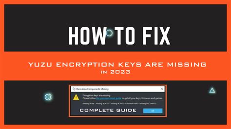 yuzu encryption keys are missing